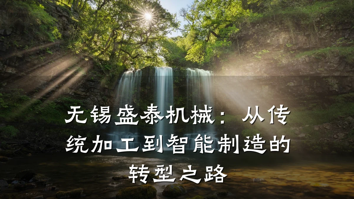 无锡盛泰机械：从传统加工到智能制造的转型之路