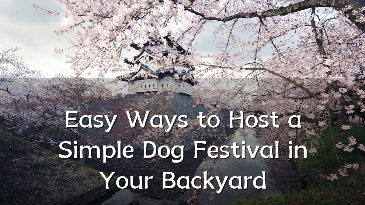 Easy Ways to Host a Simple Dog Festival in Your Backyard