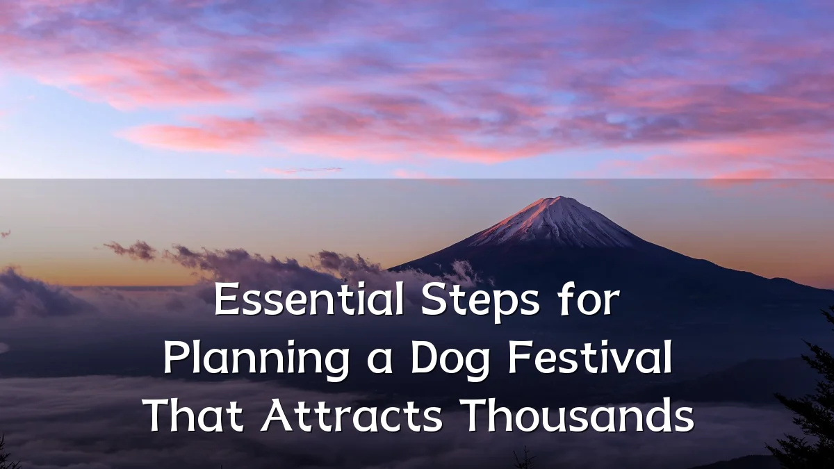 Essential Steps for Planning a Dog Festival That Attracts Thousands