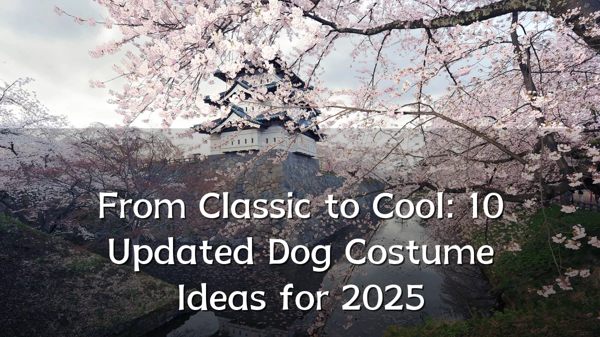From Classic to Cool: 10 Updated Dog Costume Ideas for 2025
