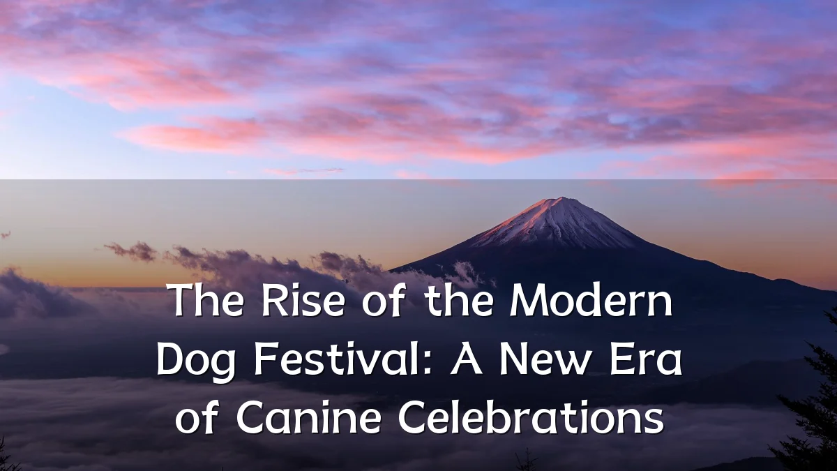 The Rise of the Modern Dog Festival: A New Era of Canine Celebrations