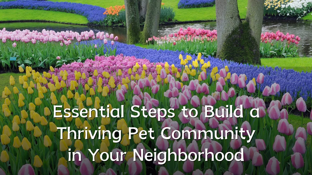 Essential Steps to Build a Thriving Pet Community in Your Neighborhood