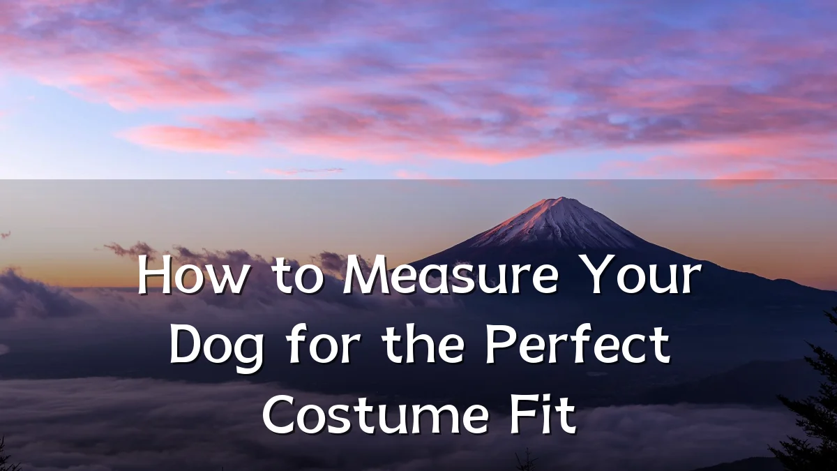 How to Measure Your Dog for the Perfect Costume Fit