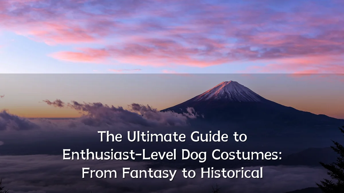 The Ultimate Guide to Enthusiast-Level Dog Costumes: From Fantasy to Historical